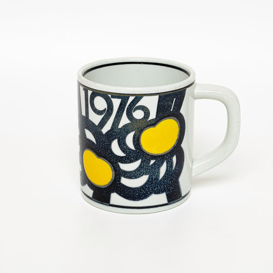 ROYAL COPENHAGEN TAZZA ANNUALE 1976 GRANDE, PORTAPENNE PORTAUTENSILI CERAMICA