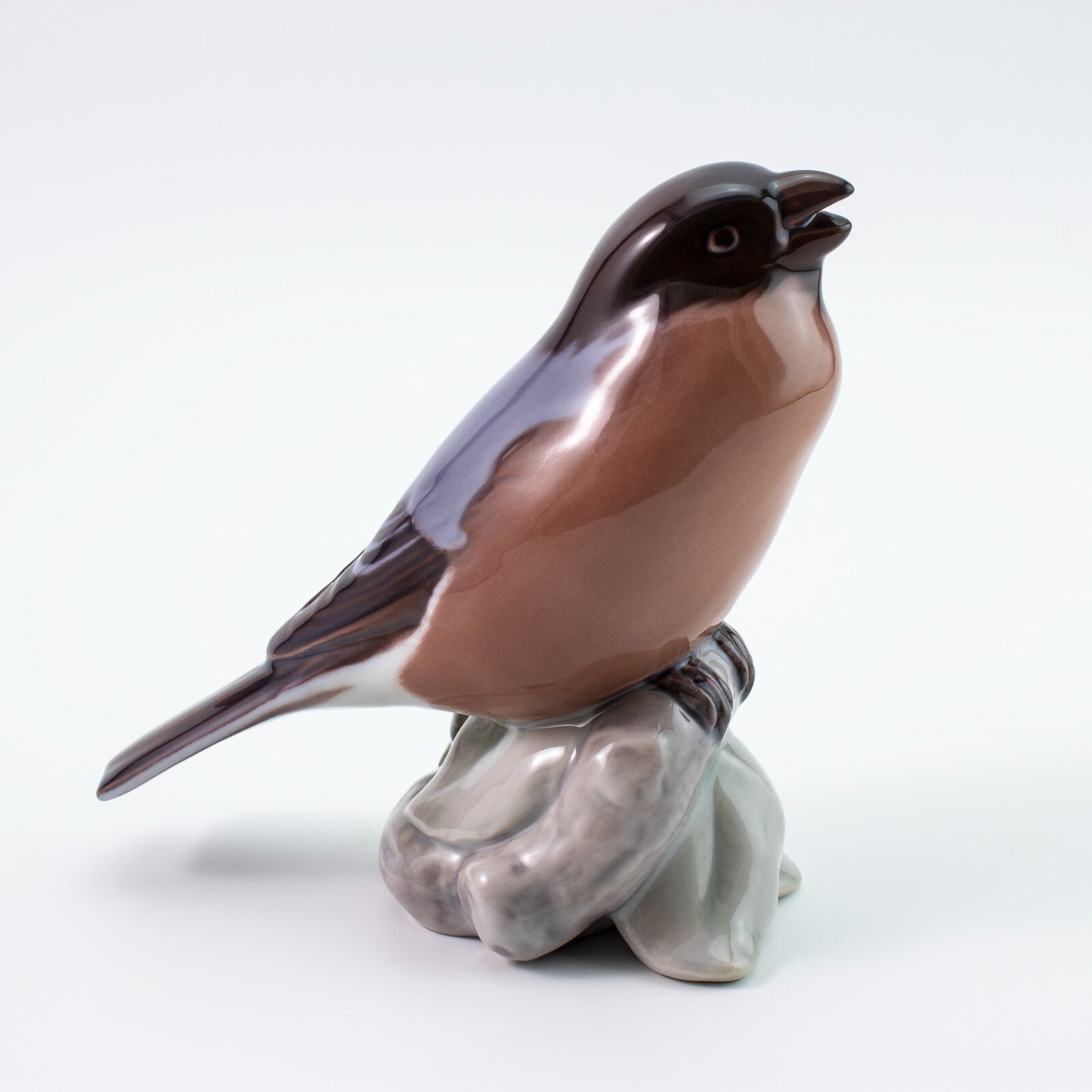 STATUINA PORCELLANA ROYAL COPENHAGEN BING&GRONDAHL "Ciuffolotto" CM 12x22x7