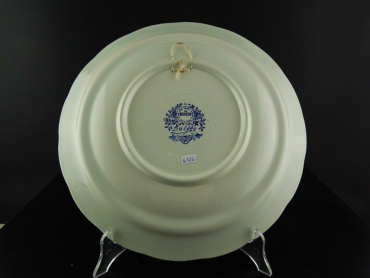 PIATTO PARATA DELFTS CERAMICA ROYAL SPHYNX HOLLAND BOCH FRERES LA CACCIA CM 31