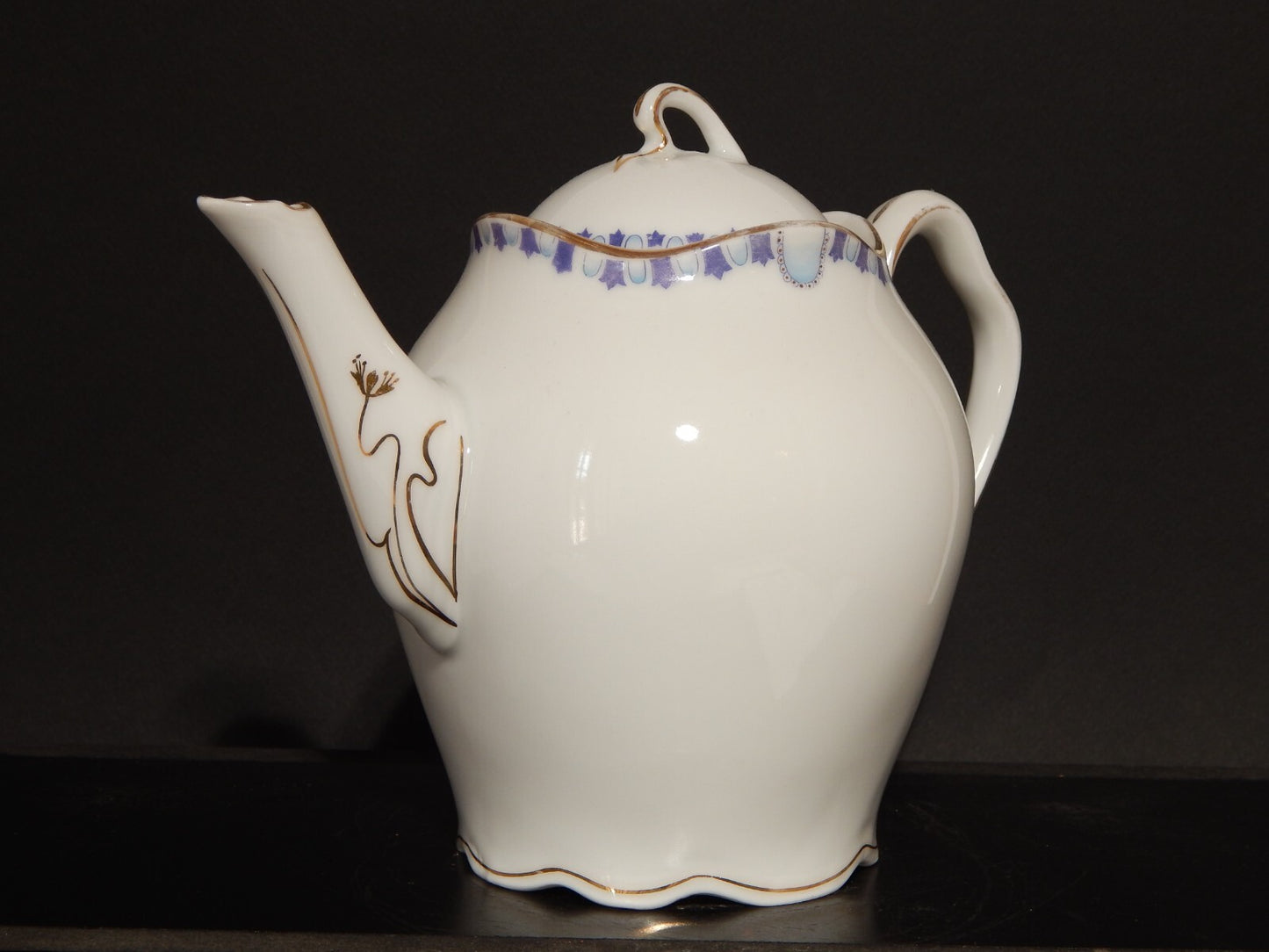 ANTICA LIBERTY DEL 1910 PREZIOSA TEIERA PORCELLANA J.Z.& CO PRE-ROSENTHAL