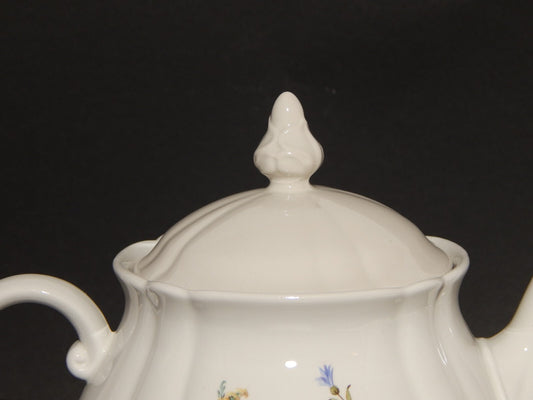 VINTAGE RARA TEIERA CERAMICA RICHARD GINORI LAVENO DIAMONDSTONE DECORO FLOREALE