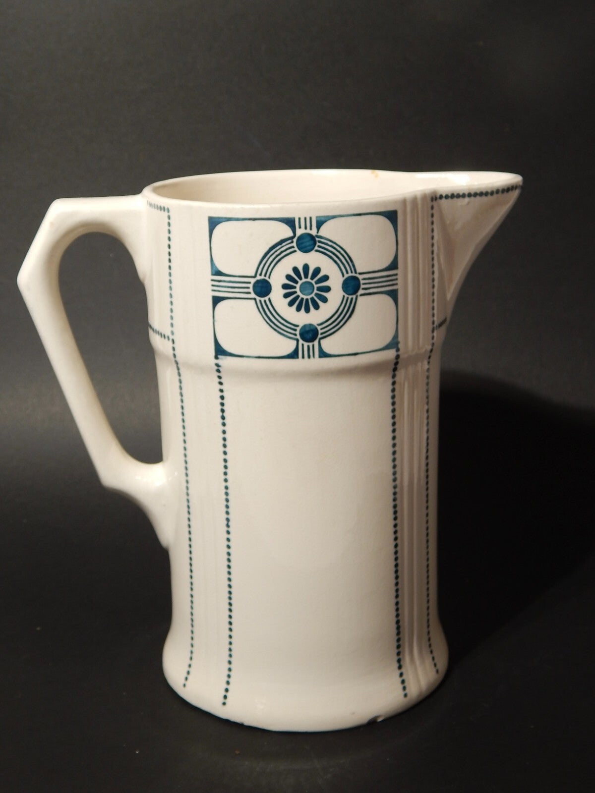 ANTICA ART DECO GRANDE BROCCA CARAFFA VERSATOIO CERAMICA SYLT