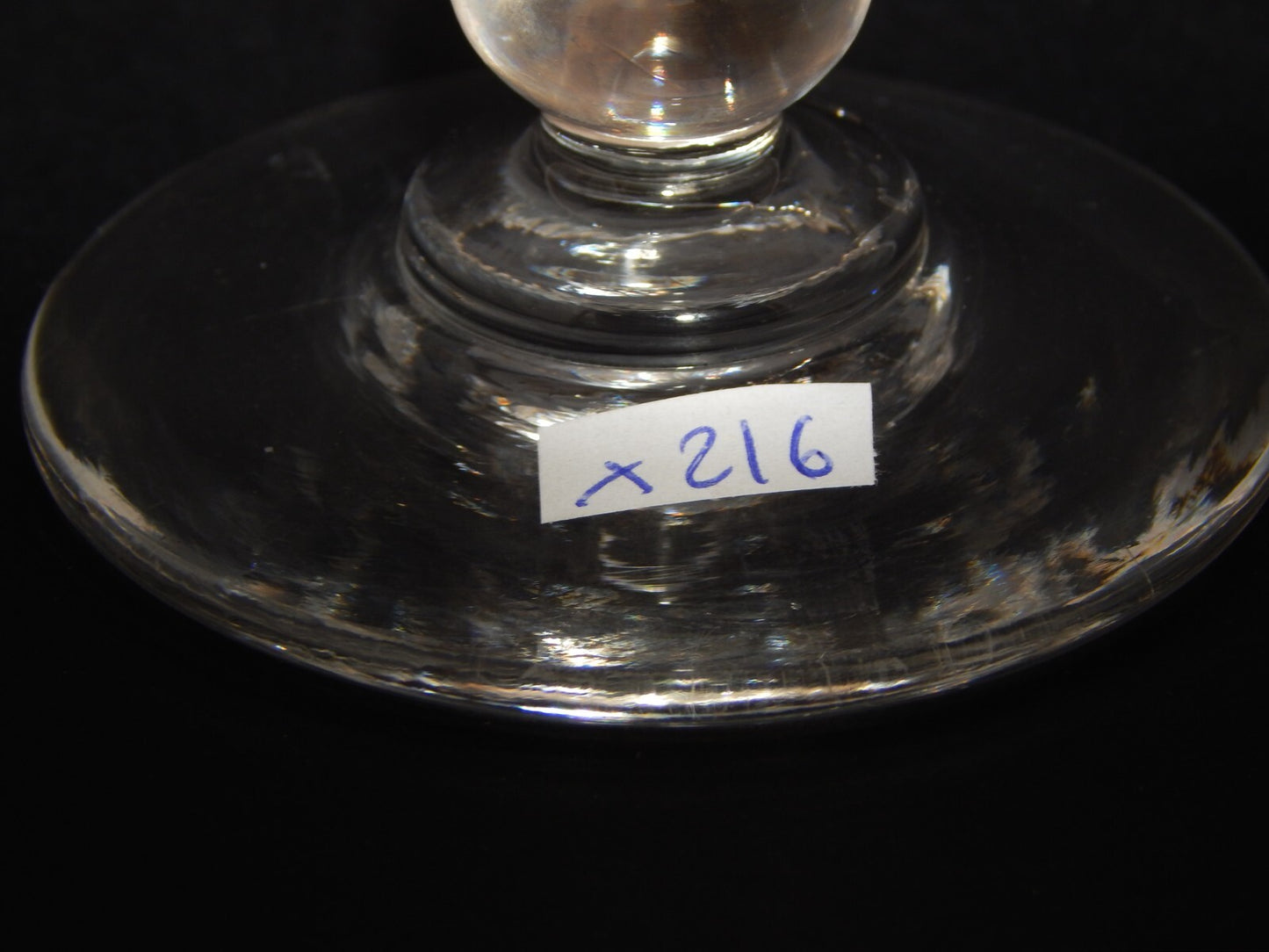 ANTICO ELEGANTE RARO ART DECO SERVIZIO 20 CALICI CRISTALLO MOLATO