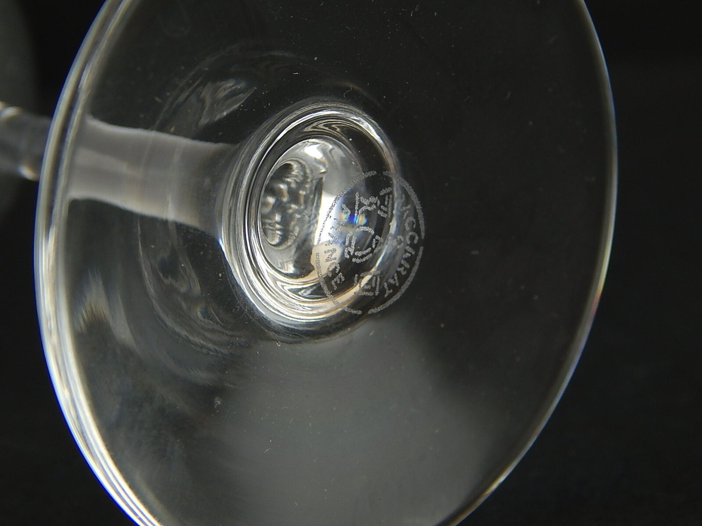 CRISTALLO MARCHIO BACCARAT MODELLO PERFECTION CALICE VINO PORTO CM 11,5