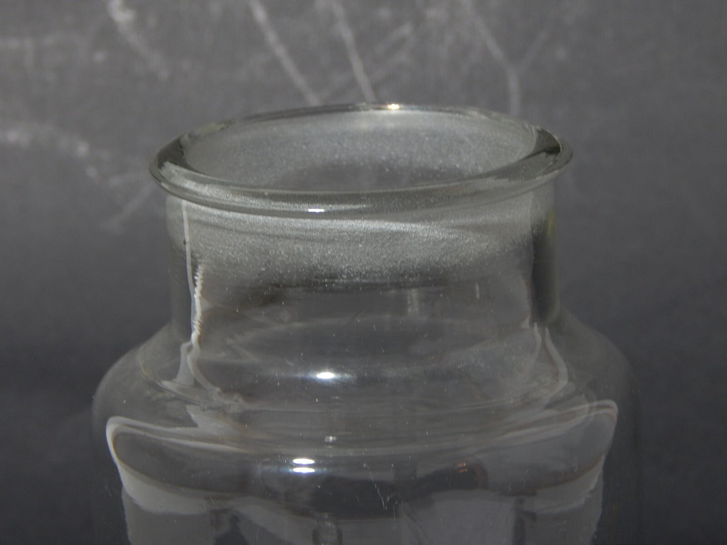 ANTICO VASO ALBARELLO VETRO SOFFIATO ALTARE FARMACIA DROGHERIA A432