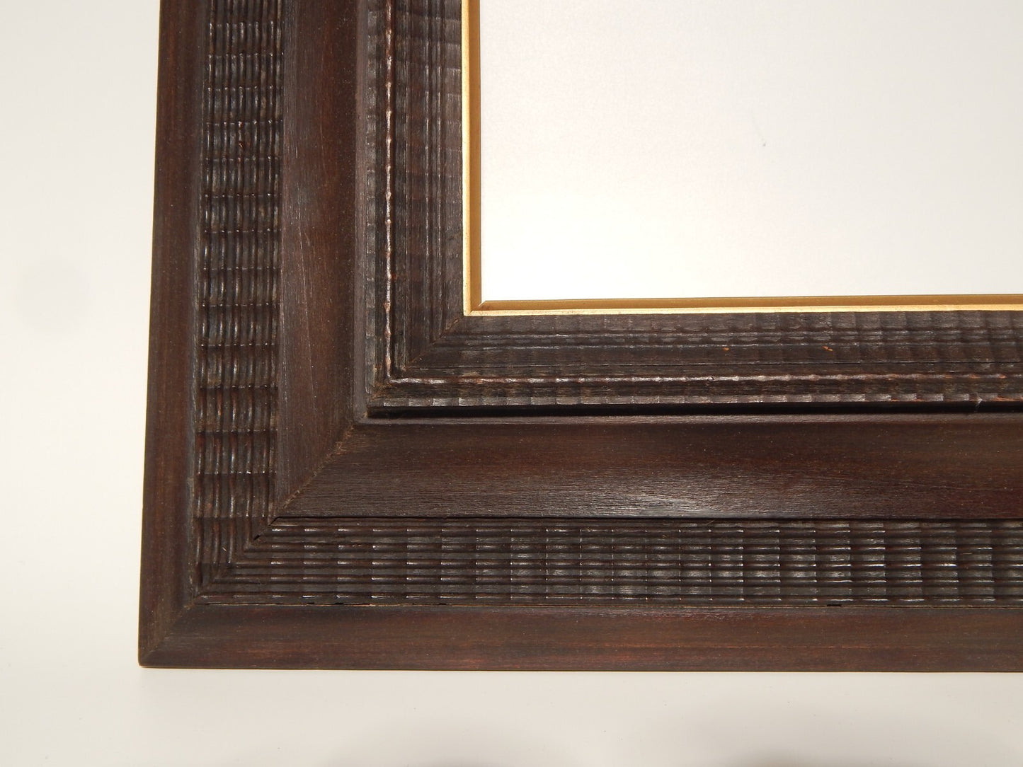 ARREDAMENTO ANTICA IMPORTANTE CORNICE IN LEGNO GHIOSCE' PERIODO ART DECO