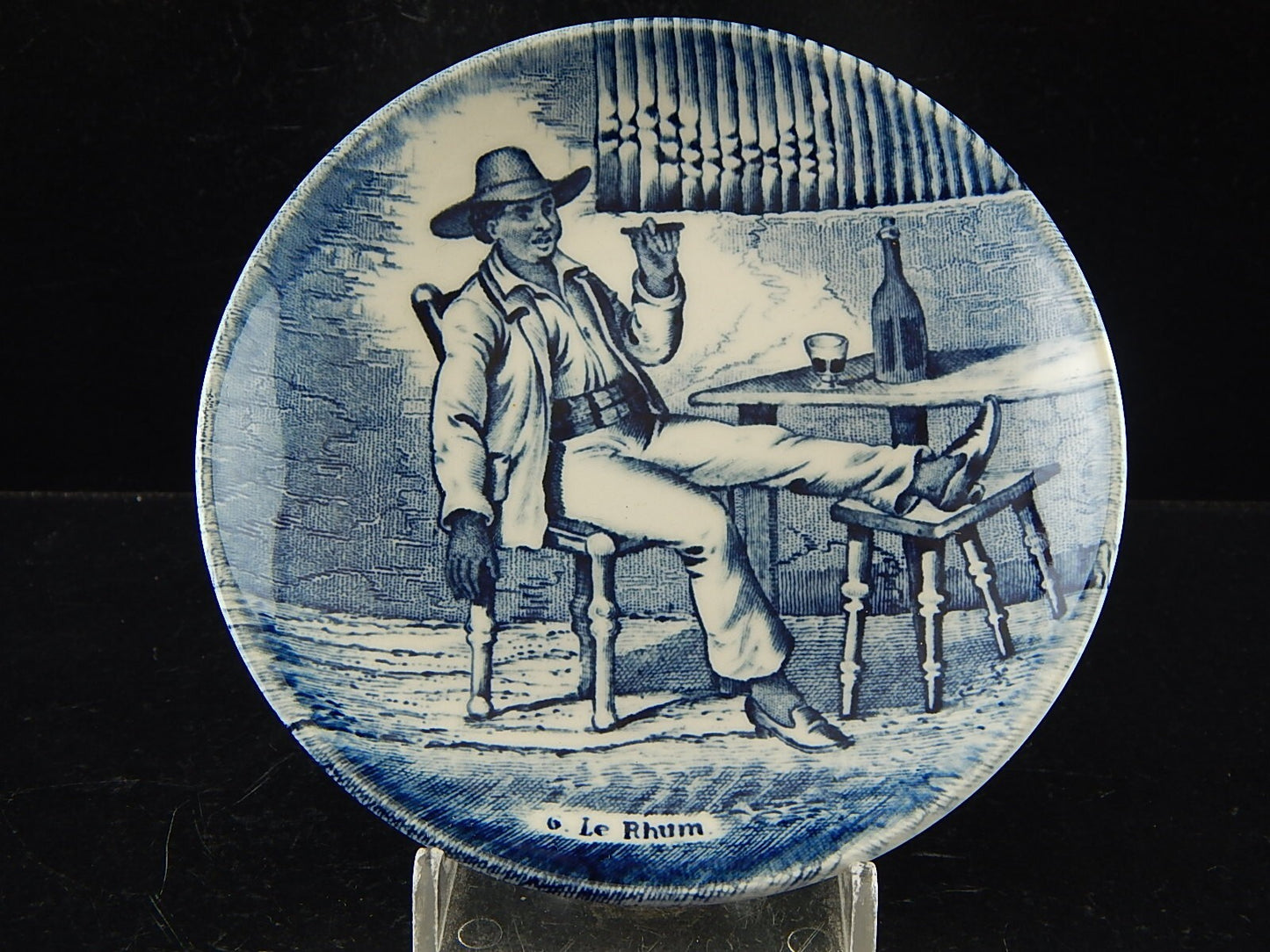 PIATTO DELFTS CERAMICA FOR ROYAL SPHYNX HOLLAND BOCH FRERES LA LOUVIERE LE RHUM