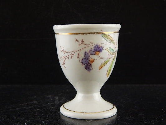 ANTICO HAVILAND LIMOGES PORTA UOVO PORCELLANA FINE 800 ART NOUVEAU FLOREALE