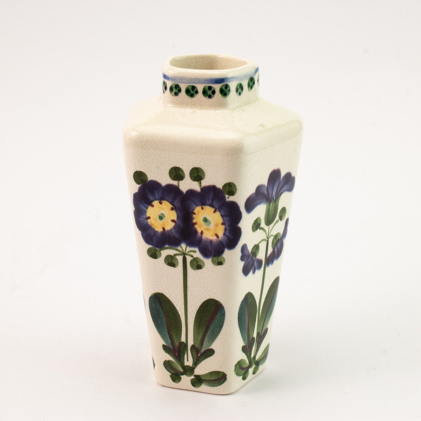 ROYAL COPENHAGEN ALUMINIA ANTICO VASO CERAMICA SOTTOSMALTO 165-103 CM 9X16