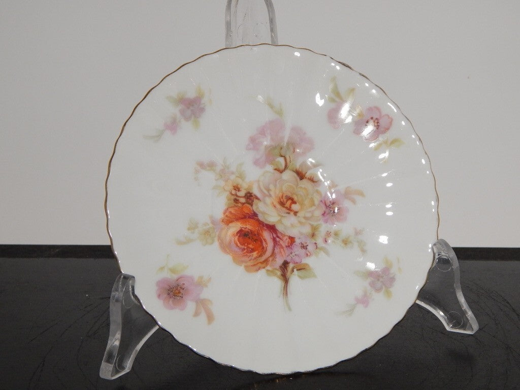 ANTICO SERVIZIO CAFFÈ PORCELLANA BIANCA DECORO FLOREALE BAVARIA SELTMANN WEIDEN