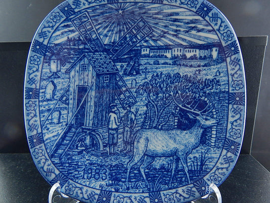 RORSTRAND PIATTO PORCELLANA NATALE 1983 PORCELAIN CHRISTMAS PLATE COLLEZIONE NEW