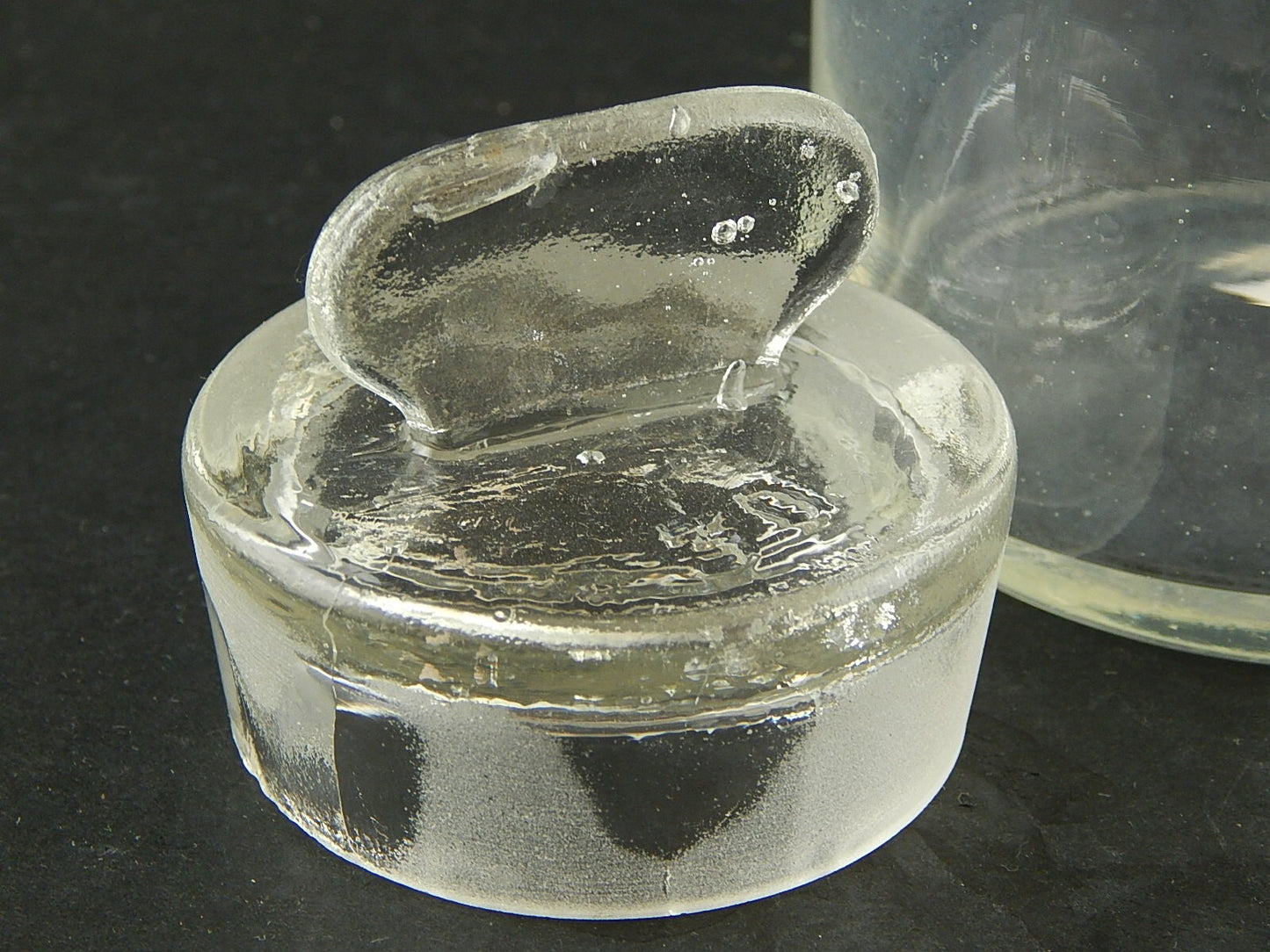 ANTICO VASO ALBARELLO VETRO SOFFIATO ALTARE FARMACIA DROGHERIA A575