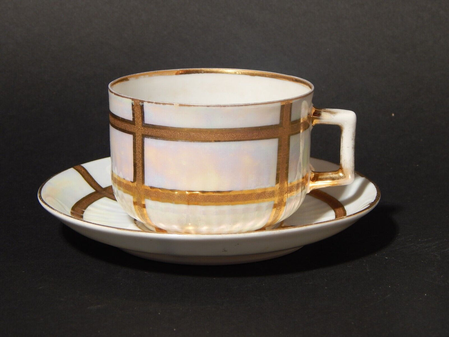 ANTICA RARISSIMA TAZZA DA TE' PORCELLANA CARL TIELSCH ALTWASSER FINE 800