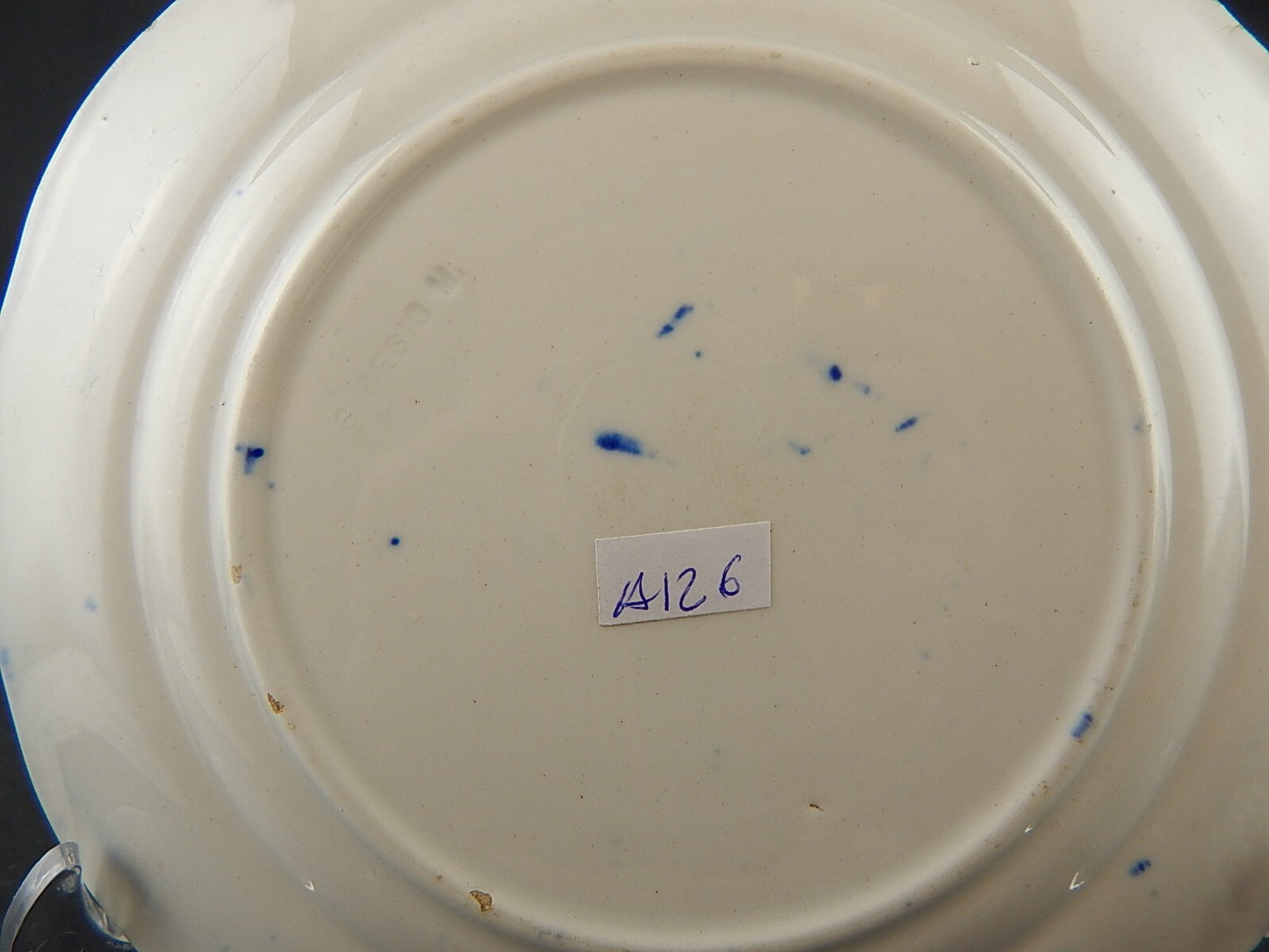 ANTICO PIATTO CERAMICA GIUSEPPE BESIO MONDOVI' SECONDA META' 800 JARDINIERE A126