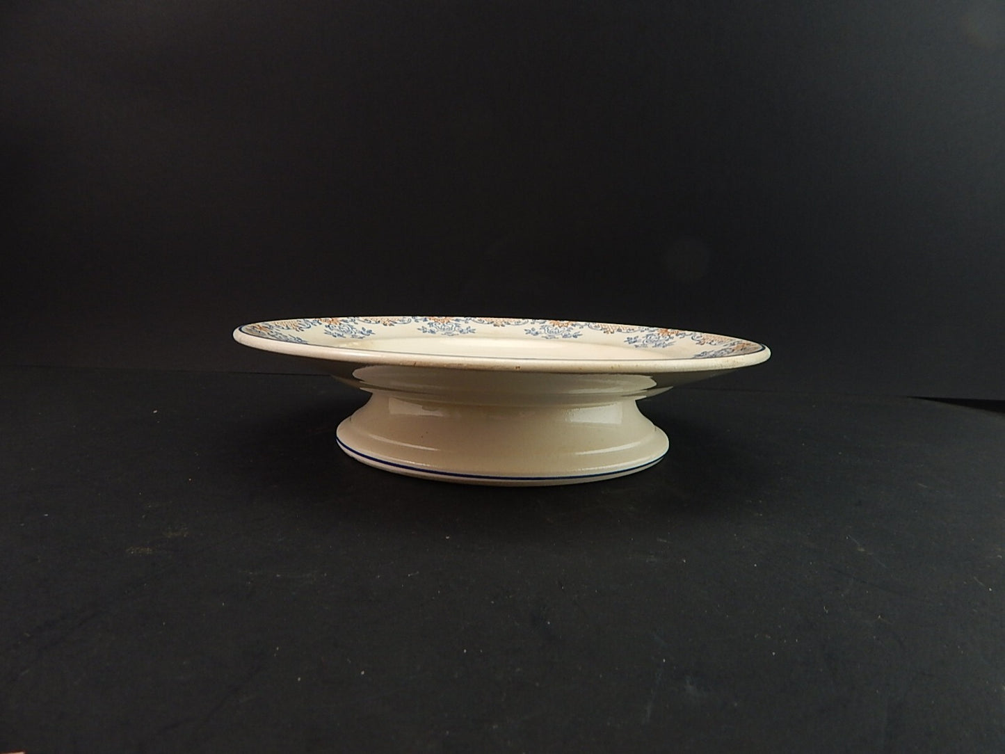 ANTICA ART DECO ALZATA CENTROTAVOLA LIBERTY CERAMICA LONGWY DEL 1934