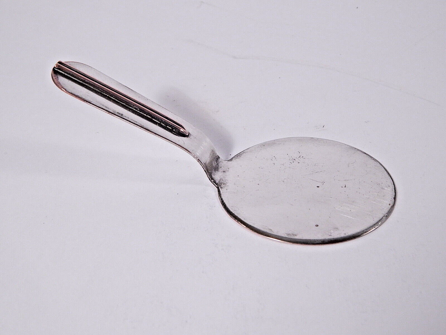 ANTICA PALETTA ROTONDA DOLCE ARGENTO SILVER PLATE PRIMI 1900 CAKE SLICE