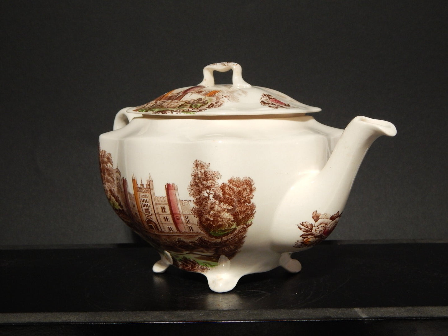 ANTICA TEIERA PORCELLANA JOHNSON BROS ROYAL HOMES OF BRITAIN HAMPTON COURT