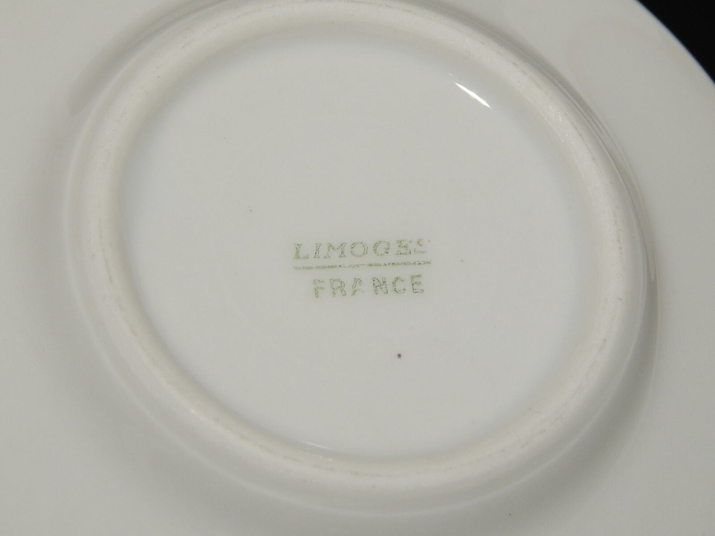 PREZIOSA RARA TAZZINA PORCELLANA LIMOGES DIPINTA A MANO POLICROMIA E ORO