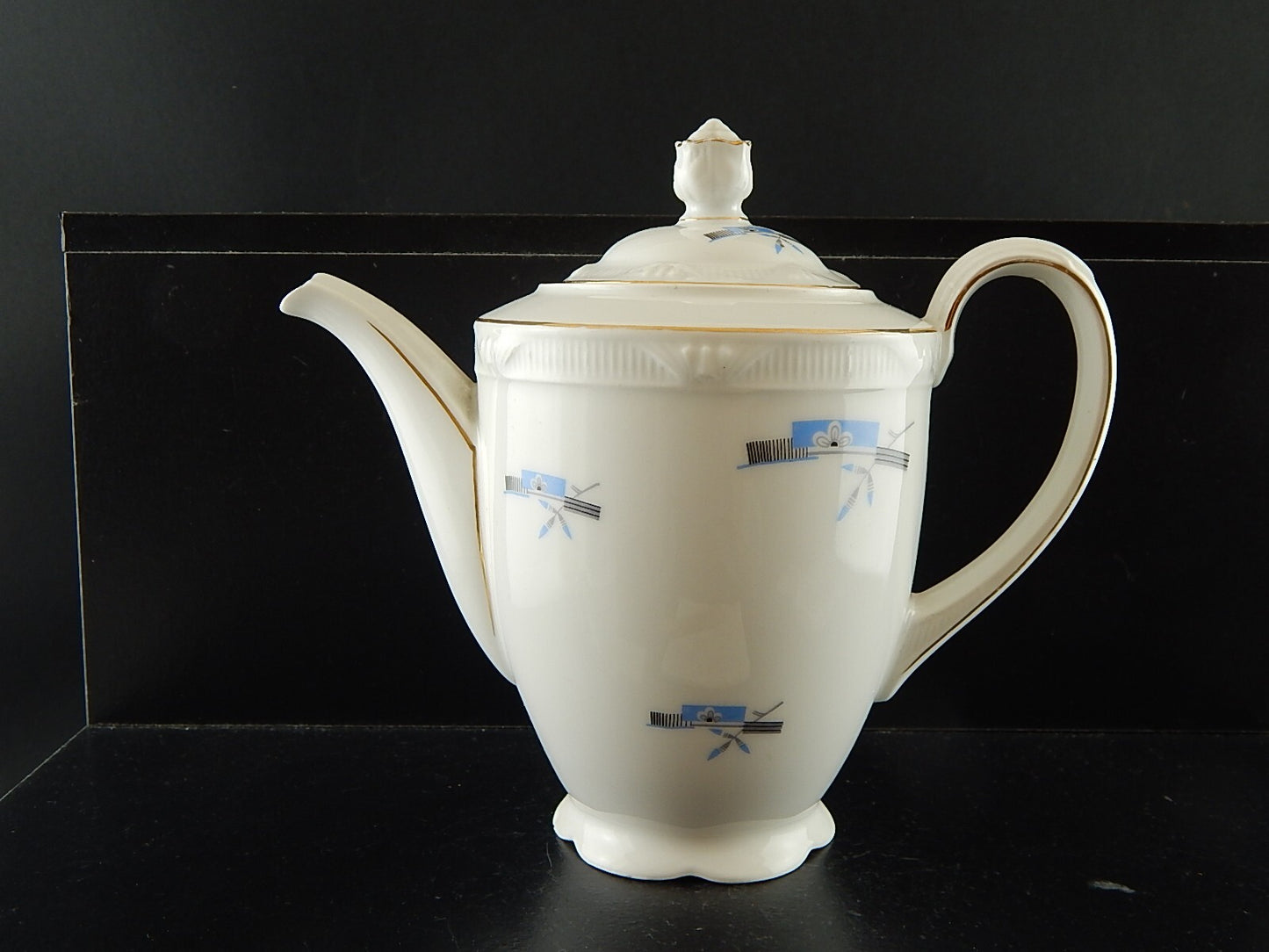 PREZIOSO ANTICO ART DECO SERVIZIO TE' PORCELLANA ZEH SCHERZER BAVARIA