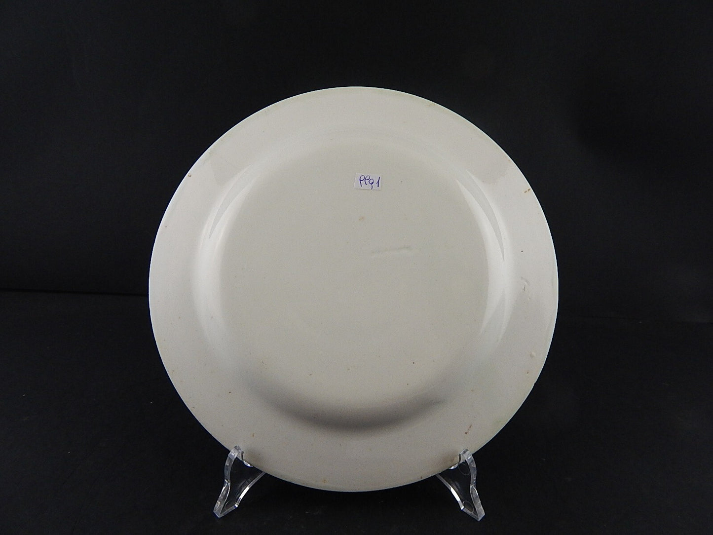 ANTICO PIATTO SEMI PORCELLANA RICHARD MILANO DECORO FERRARA META' 800 #9991