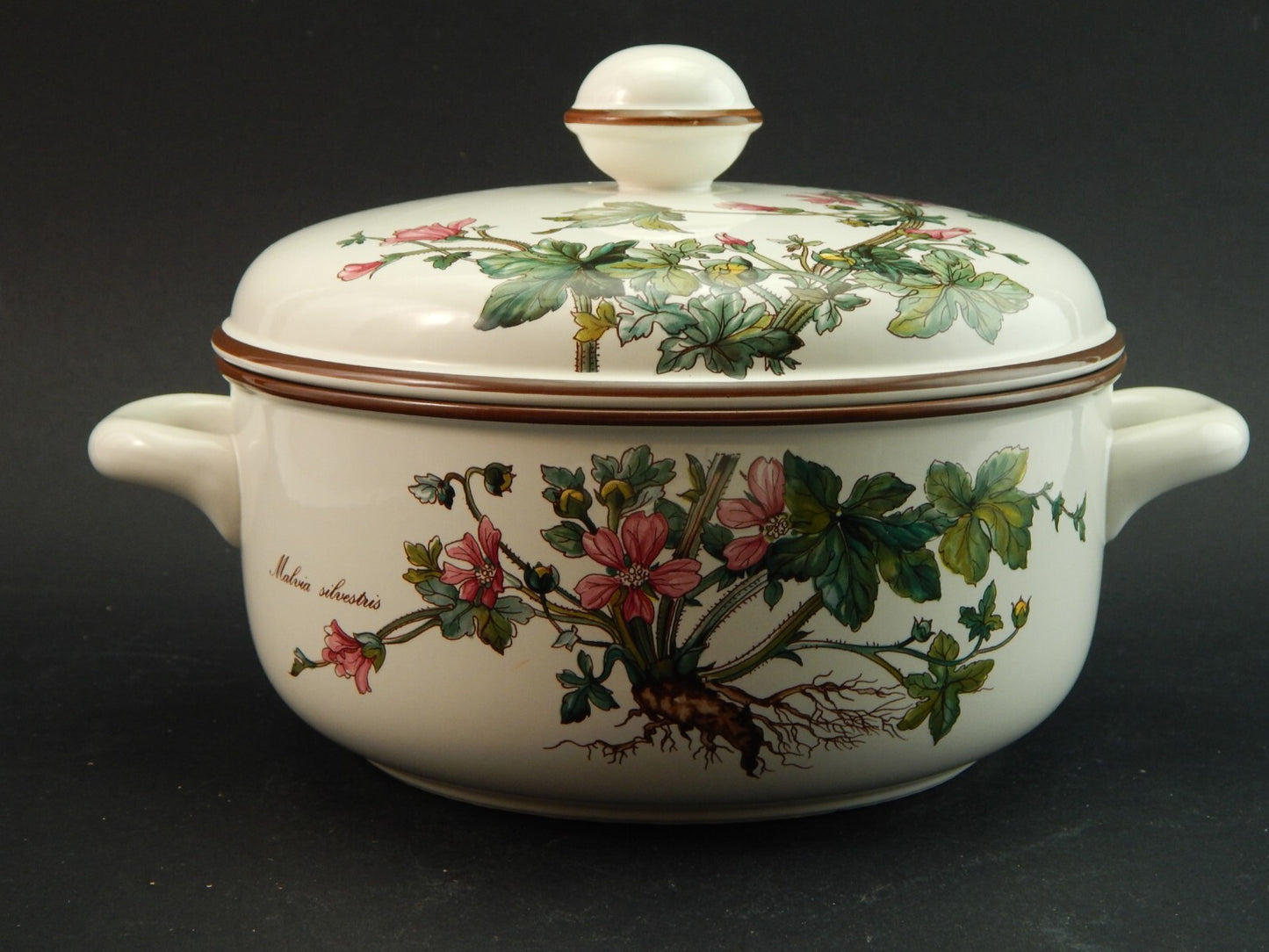 VINTAGE VILLEROY&BOCH ZUPPIERA CENTROTAVOLA PORCELLANA COLLEZIONE BOTANICA