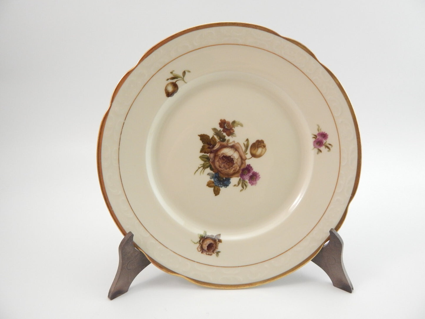 ANTICO KPM COPENHAGEN ROCAILLE SERVIZIO DA TAVOLA 18 PIATTI PORCELLANA DEL 1924