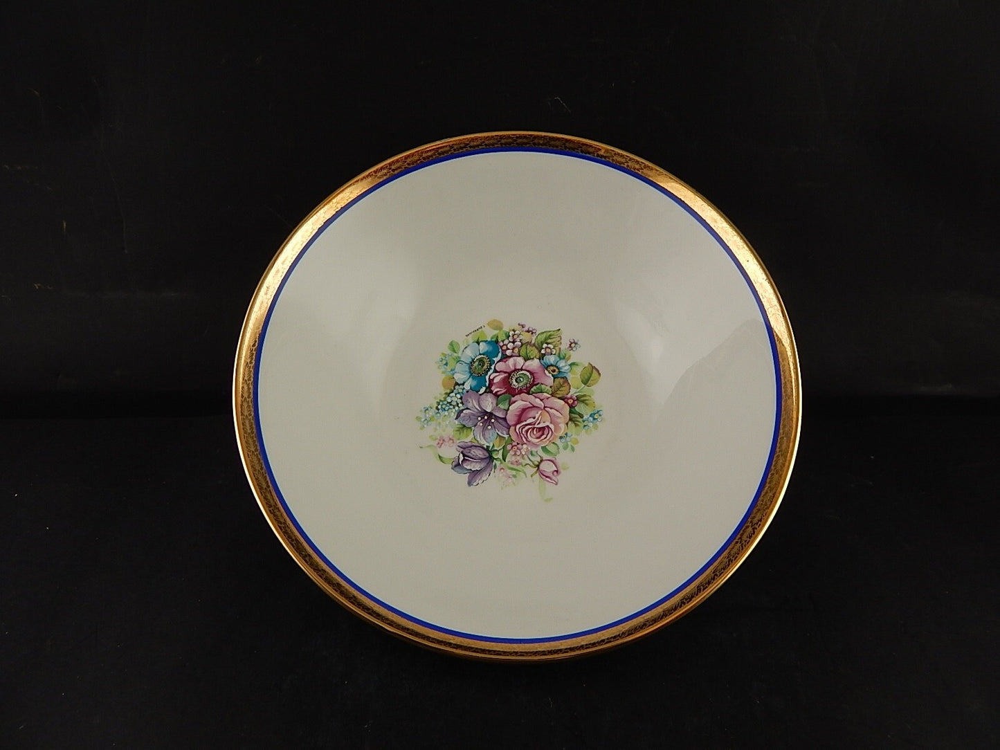 ANTICA INSALATIERA FRUTTIERA PORCELLANA HUTSCHENREUTHER BAVARIA DECORO LIMOGES