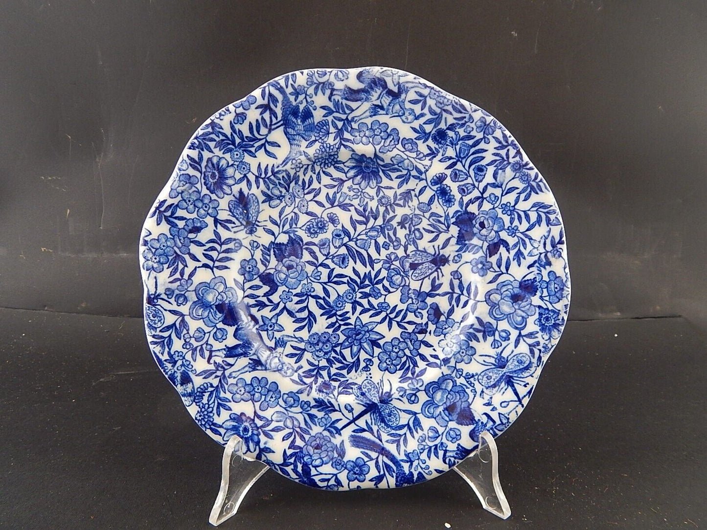 ANTICO RARO META' 800 PIATTO DECORATIVO CERAMICA EREDI IMODA TORINO STAMPA MANO