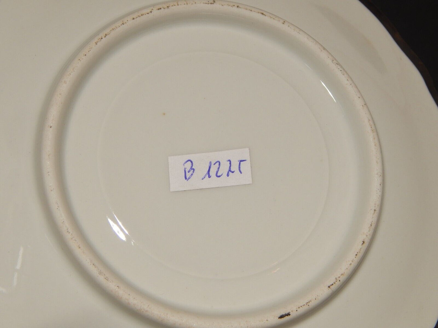 ANTICA RARA PREZIOSA TAZZA COLAZIONE PORCELLANA INGABBIATA IN ARGENTO