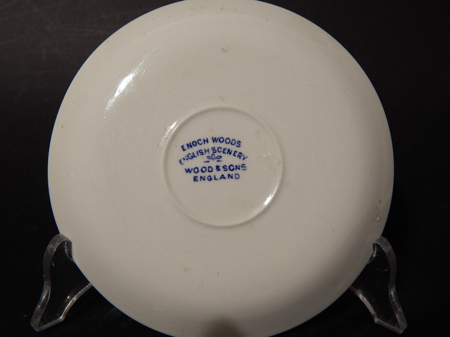 ANTICA TAZZA CERAMICA POTTERY ENOCH WOOD&SONS DECORO ENGLISH SCENERY X568