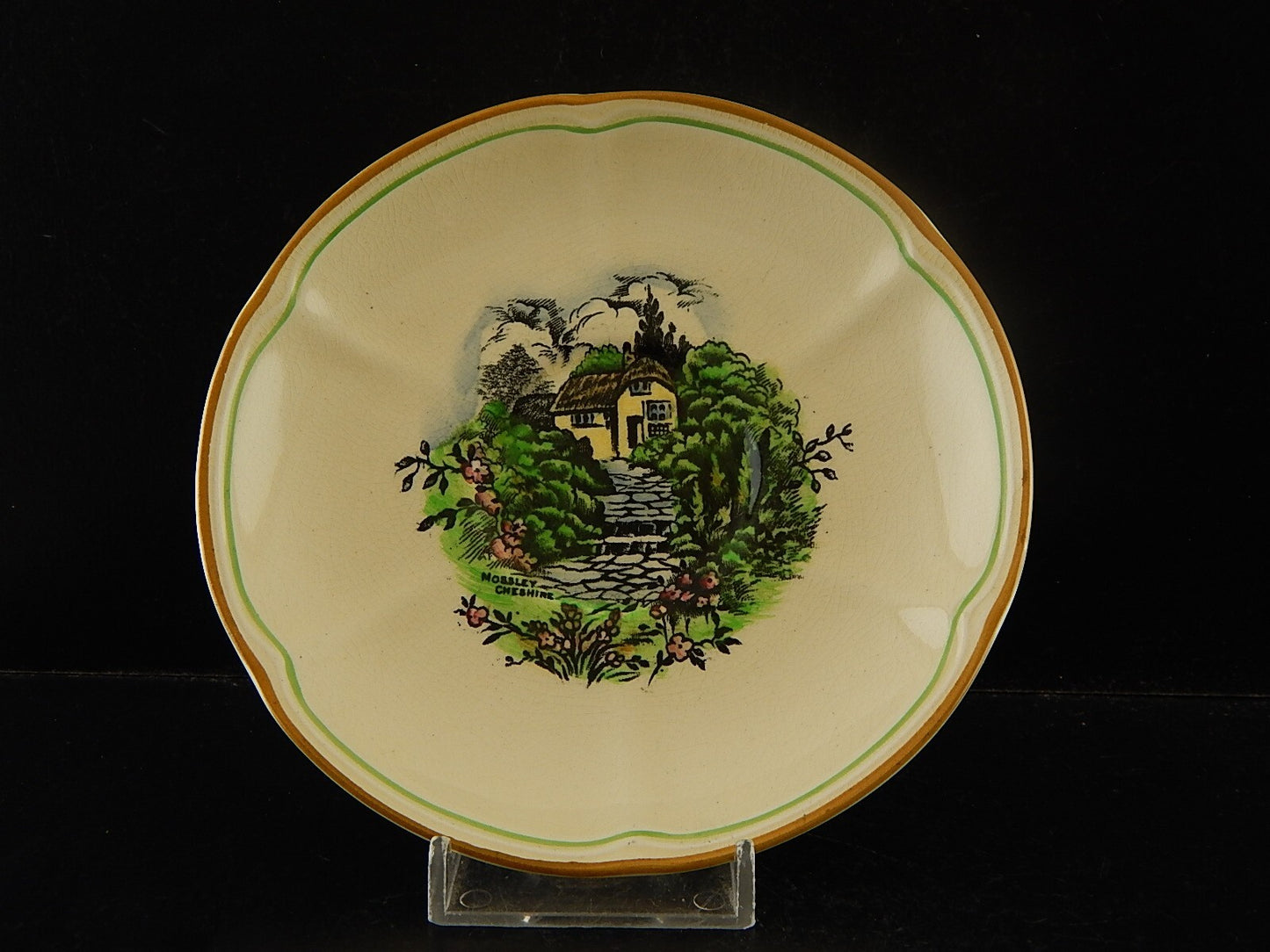 ANTICA TAZZA DA TE' POTTERY CERAMICA INGLESE DEVON WARE FIELDINGS DEL 1917 A16