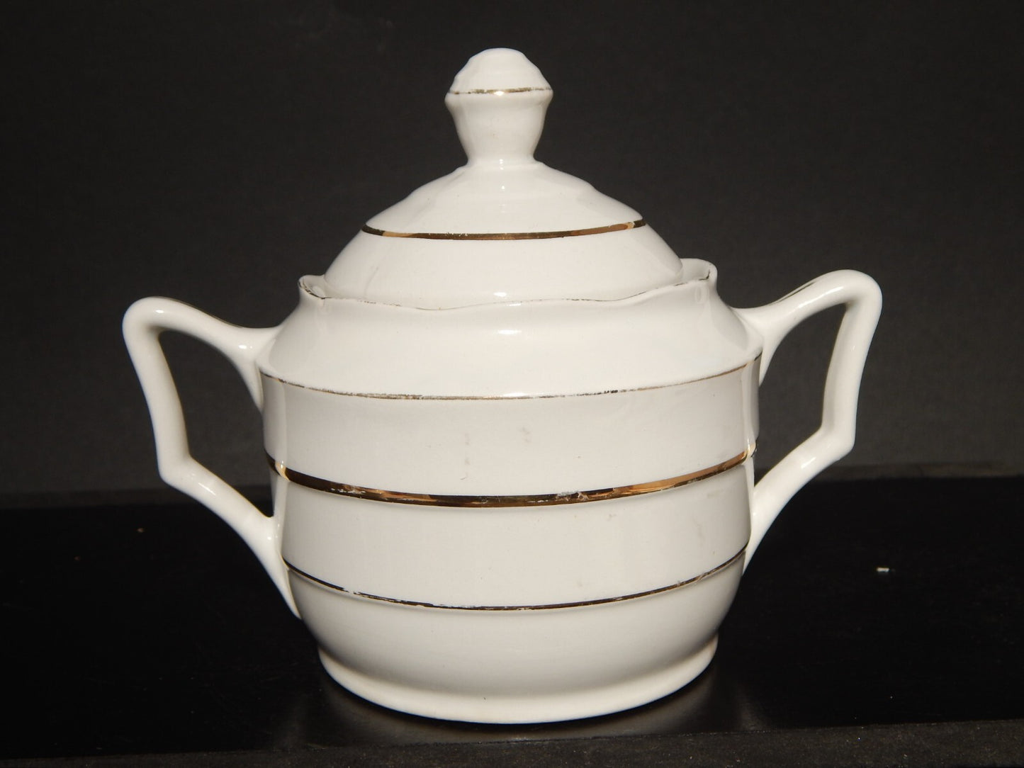 ANTICO ART DECO SET DA TE' TEIERA LATTIERA ZUCCHERIERA CERAMICA REVELLI LAVENO