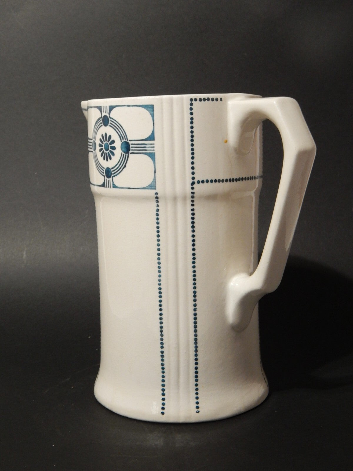 ANTICA ART DECO GRANDE BROCCA CARAFFA VERSATOIO CERAMICA SYLT