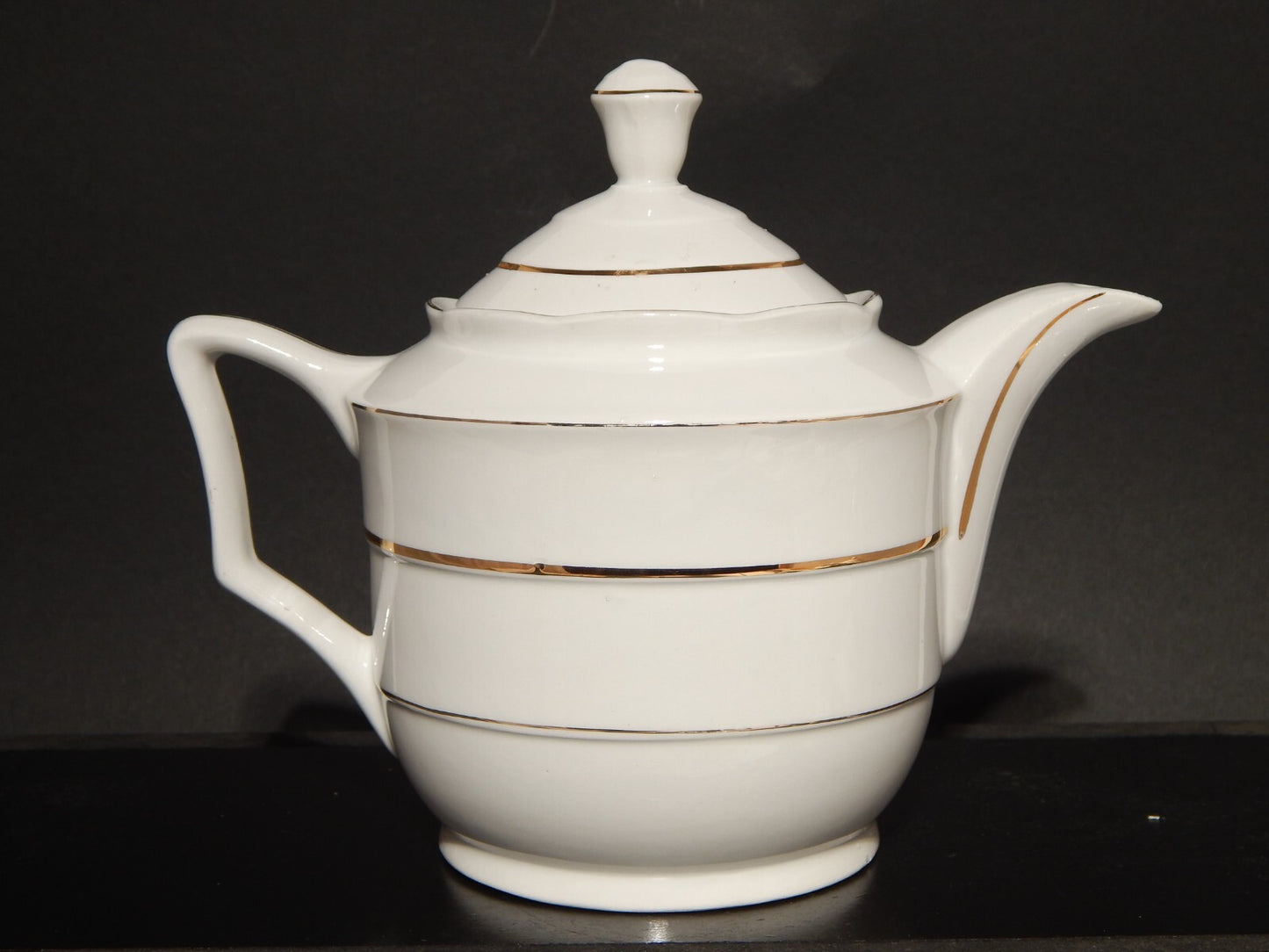 ANTICO ART DECO SET DA TE' TEIERA LATTIERA ZUCCHERIERA CERAMICA REVELLI LAVENO