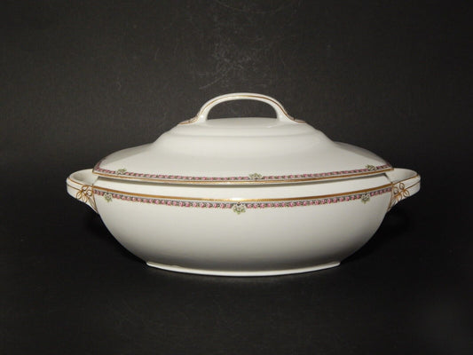 ANTICA ART DECO ZUPPIERA CENTROTAVOLA PORCELLANA HEINRICH &CO BAVARIA LA FAYETTE