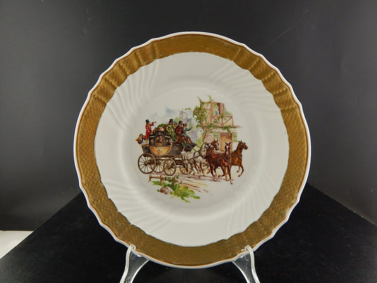 RICHARD GINORI PORCELLANA PIATTO VECCHIO GINORI COLLEZIONE CARROZZA CAVALLI ##