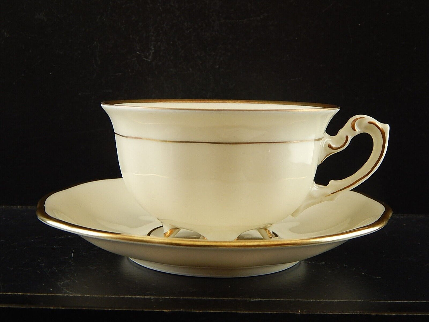 ANTICO PREZIOSA TAZZA TÈ PORCELLANA KOENIGSZELT BAVARIA MODELLO CHARLOTTE