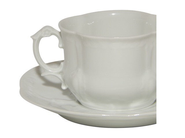 ANTICA PRIMA META' 900 TAZZA DA TE' PORCELLANA BIANCA LIMOGES GIRAUD