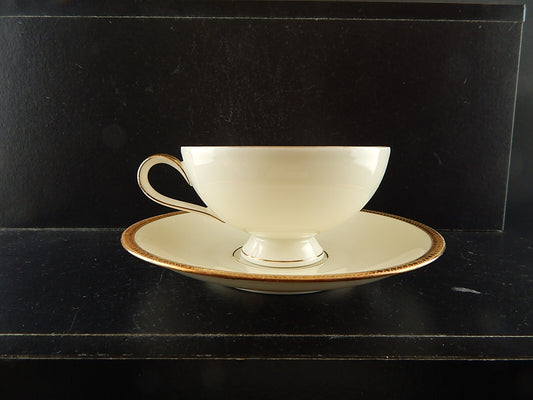 PREZIOSA ANTICA STILE IMPERO TAZZA TE' PORCELLANA E ORO ZEH SCHERZER BAVARIA