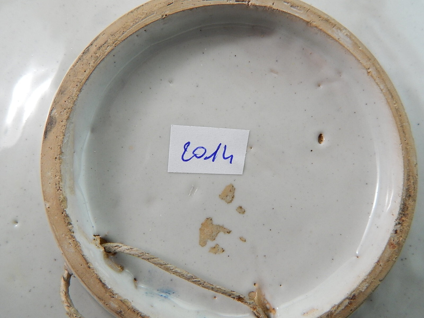 ARTE POVERA PIATTO CERAMICA SPAGNOLA CATALANA GUIVERNAU PRIMA META' 900