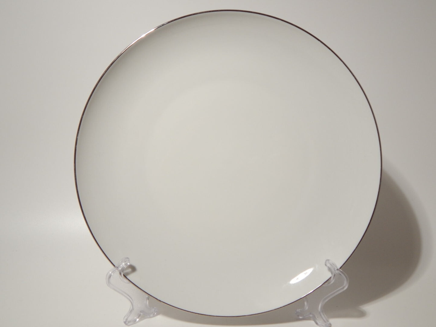 VINTAGE ELEGANTE SERVIZIO TAVOLA PORCELLANA BIANCA E ARGENTO ESCHENBACH IMPERO