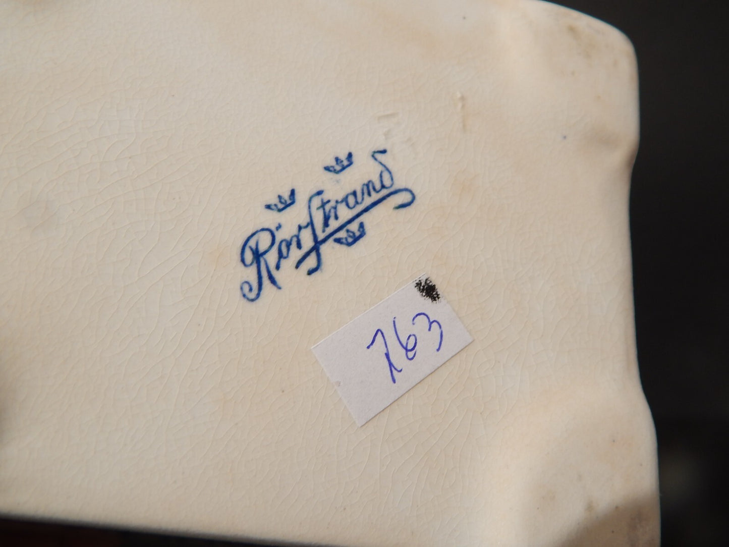 ANTICO RARO LIBERTY VASO BARATTOLO CUCINA CERAMICA RORSTRAND SOCKER ZUCCHERO