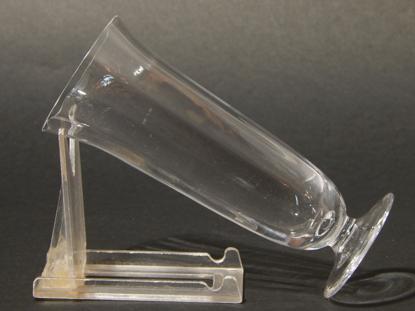 VINTAGE ELEGANTE SERVIZIO 18 BICCHIERI CALICI CRISTALLO MADE IN ITALY ANNI '60