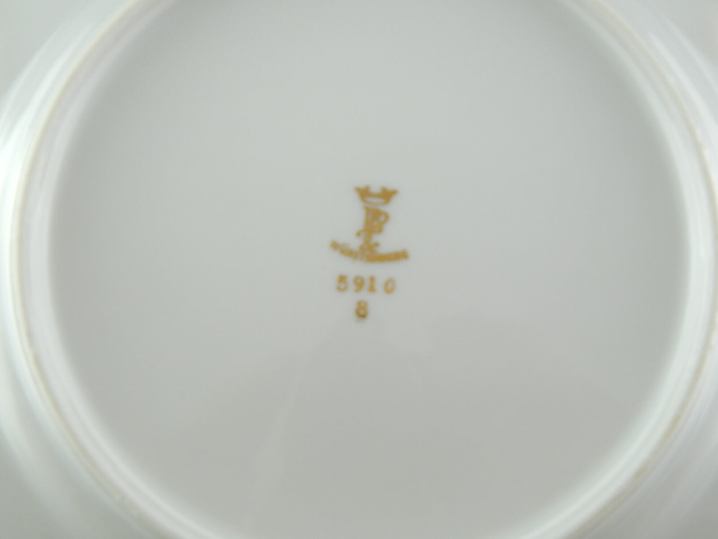 ANTICO ART DECO SET TRIO TAZZA TÈ PORCELLANA WÜRTTEMBERG BAUER&PFEIFFER