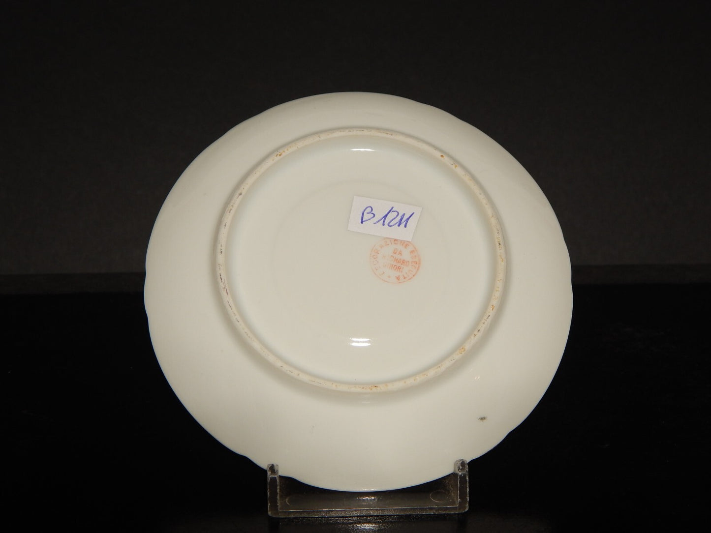 ANTICO LIBERTY SERVIZIO 6 TAZZINE PORCELLANA GINORI 1896-1910 DECORO A LUSTRO