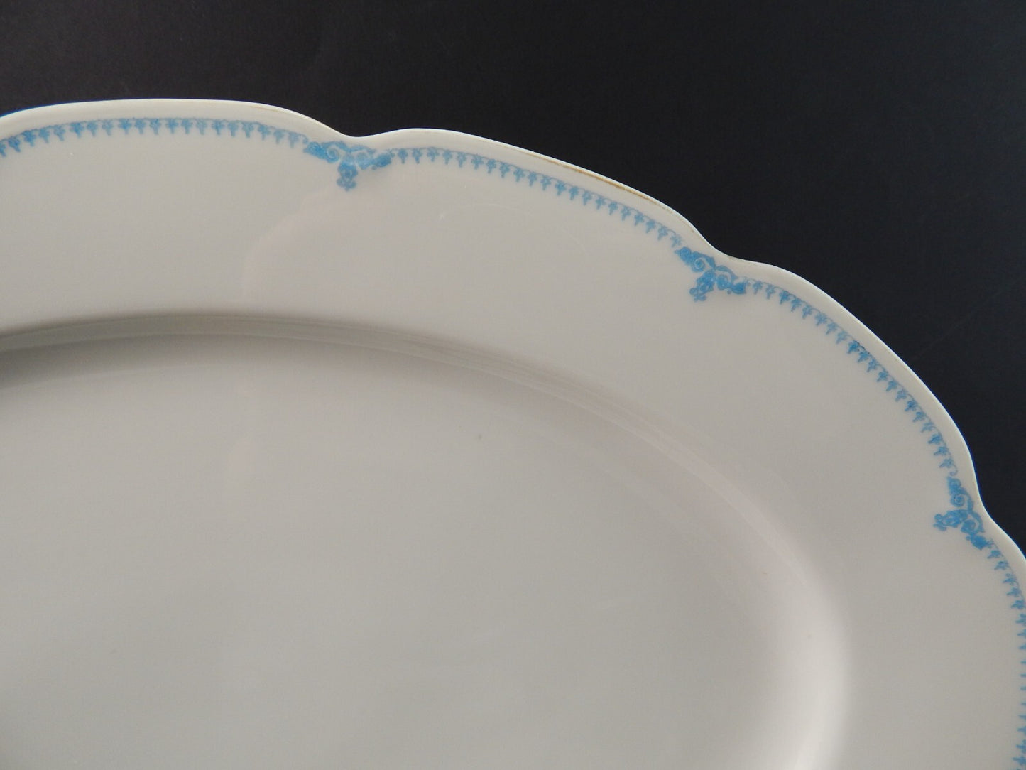 ANTICO 1926 ART DECO PREZIOSO VASSOIO OVALE PORCELLANA KPM ROSENTHAL #1743