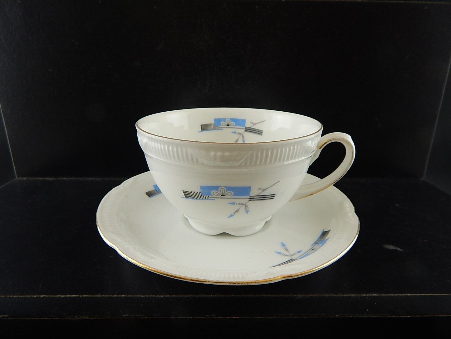 PREZIOSO ANTICO ART DECO SERVIZIO TE' PORCELLANA ZEH SCHERZER BAVARIA