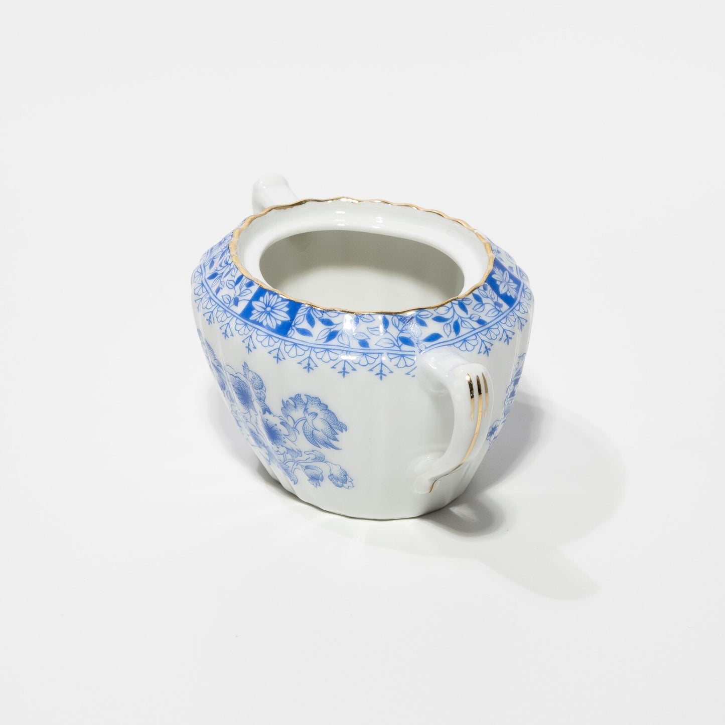 ANTICA ZUCCHERIERA SENZA COPERCHIO PORCELLANA BAVARIA SELTMANN WEIDEN BLAU CHINA