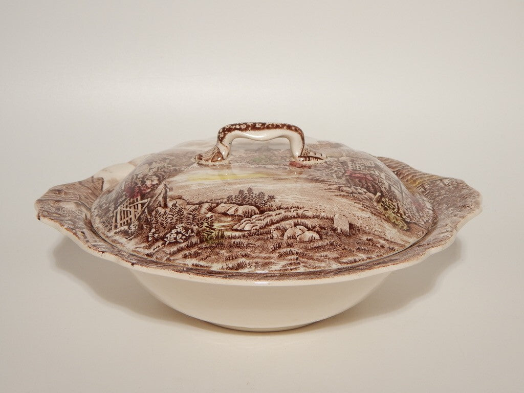 ANTICA ZUPPIERA LEGUMIERA SEMI PORCELLANA JOHNSON BROS OLDE ENGLISH COUNTRYSIDE