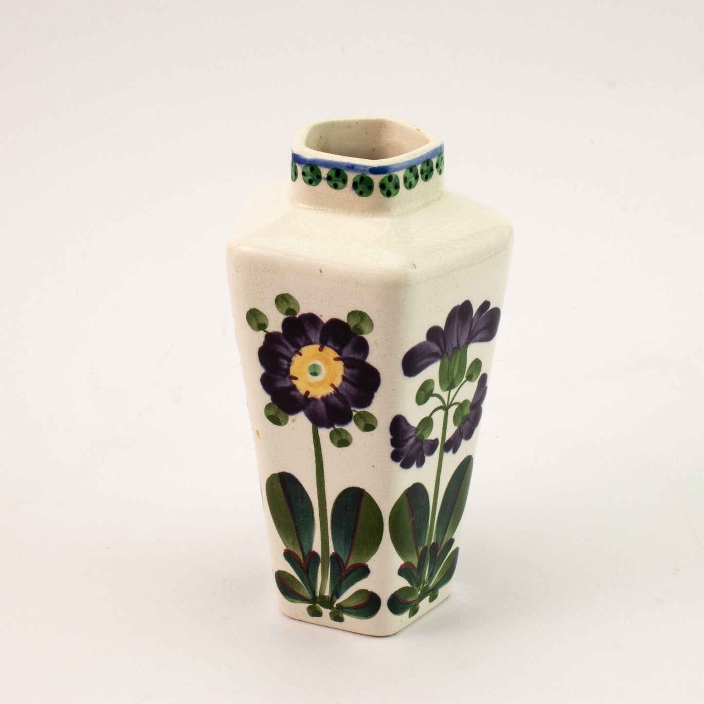 ROYAL COPENHAGEN ALUMINIA ANTICO VASO CERAMICA SOTTOSMALTO 165-102 CM 9X16